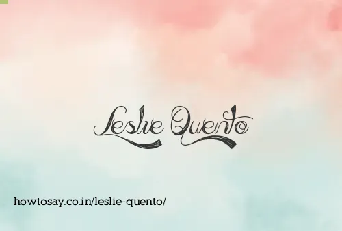 Leslie Quento