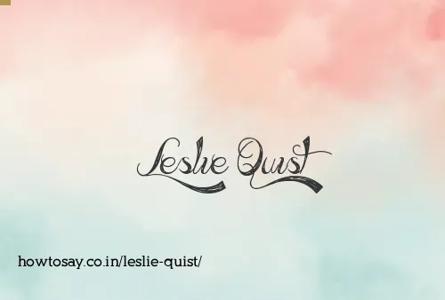 Leslie Quist
