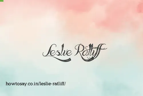 Leslie Ratliff