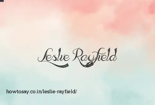 Leslie Rayfield