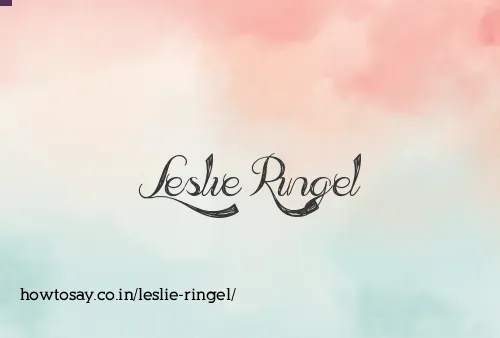 Leslie Ringel