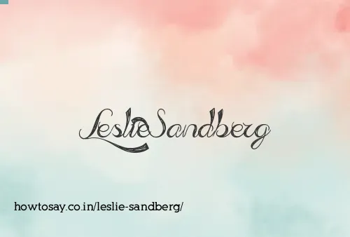 Leslie Sandberg