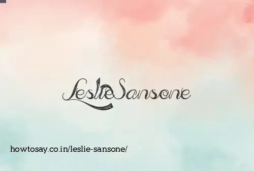 Leslie Sansone