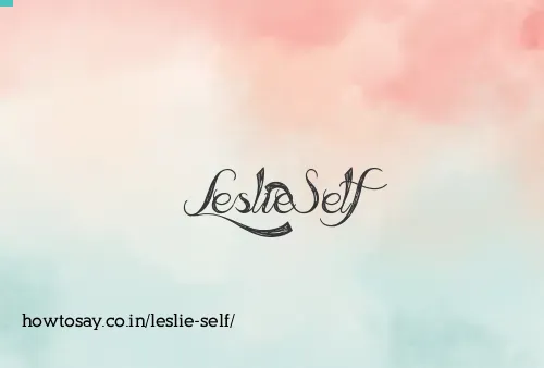 Leslie Self