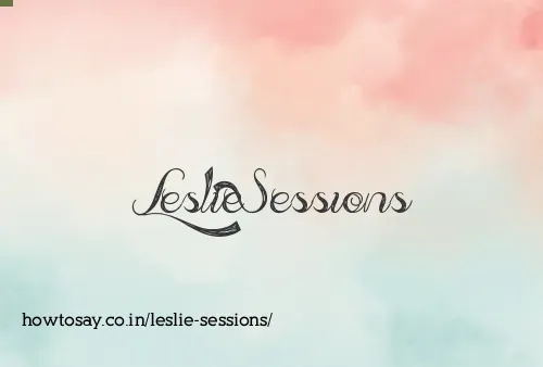 Leslie Sessions