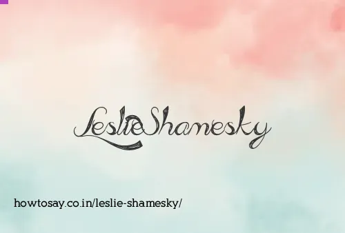 Leslie Shamesky