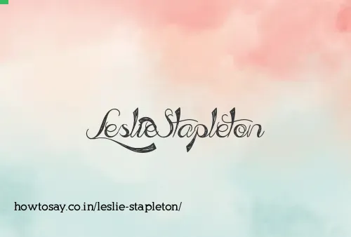 Leslie Stapleton