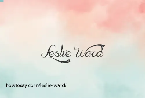 Leslie Ward