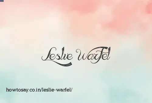 Leslie Warfel