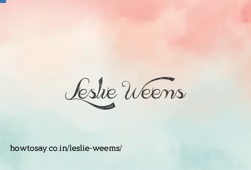 Leslie Weems