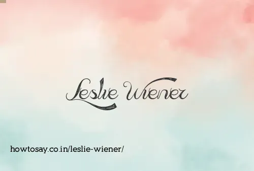Leslie Wiener