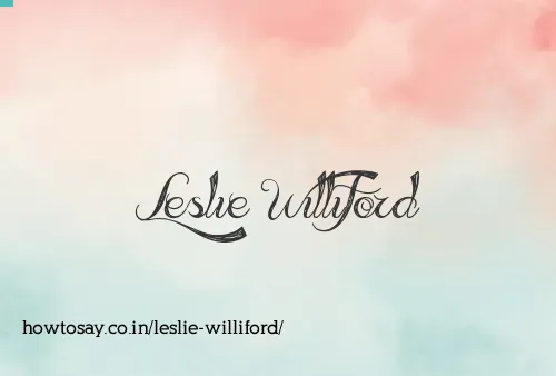 Leslie Williford