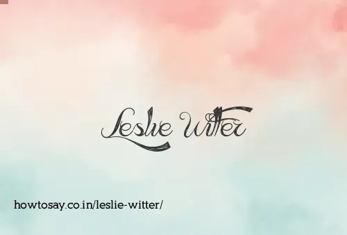 Leslie Witter