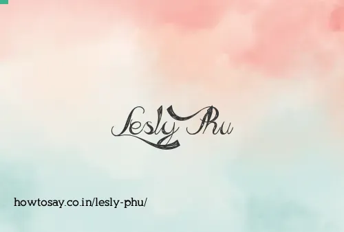 Lesly Phu