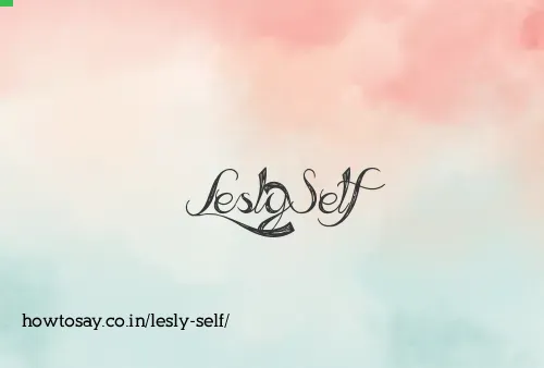Lesly Self