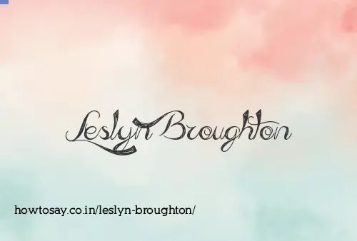 Leslyn Broughton