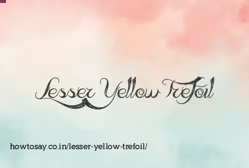 Lesser Yellow Trefoil