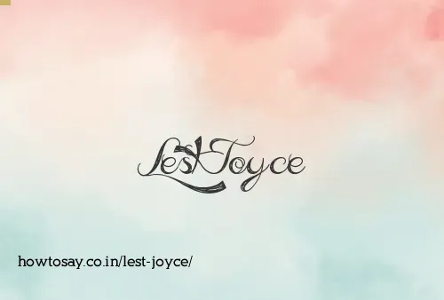 Lest Joyce