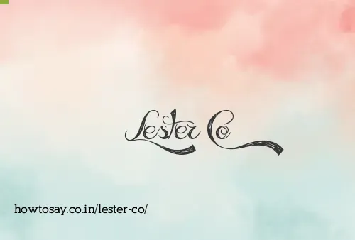 Lester Co