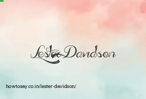Lester Davidson