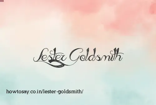 Lester Goldsmith
