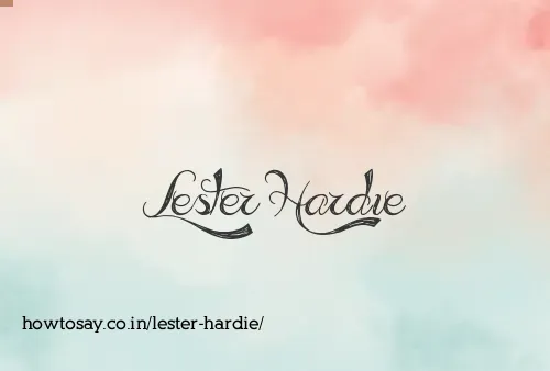 Lester Hardie