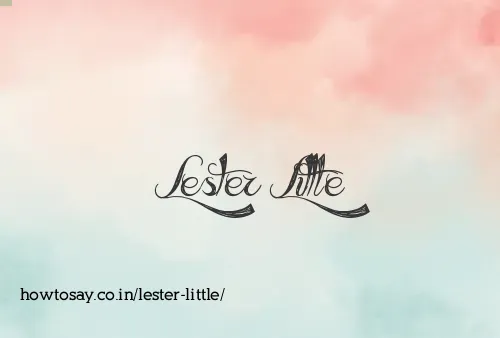 Lester Little