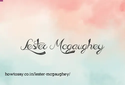Lester Mcgaughey