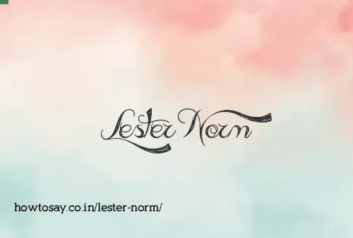 Lester Norm