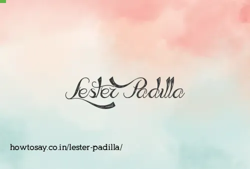 Lester Padilla
