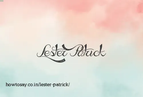 Lester Patrick