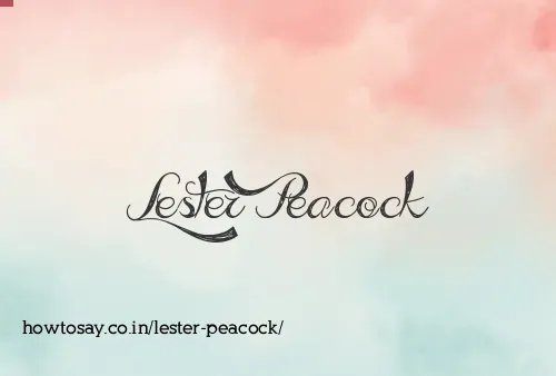 Lester Peacock