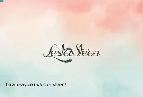Lester Steen