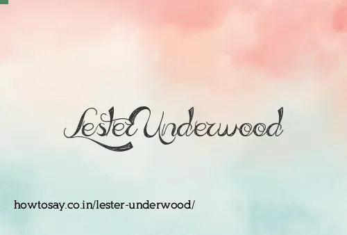 Lester Underwood