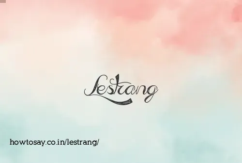 Lestrang