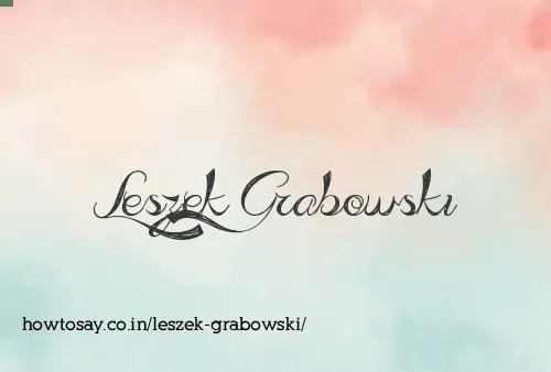 Leszek Grabowski