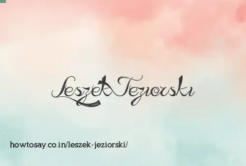 Leszek Jeziorski