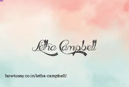 Letha Campbell