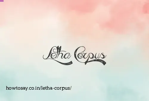 Letha Corpus