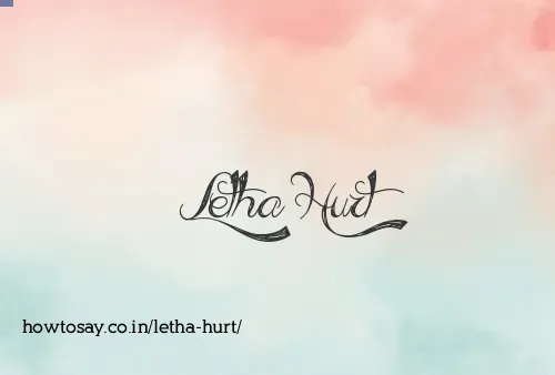 Letha Hurt