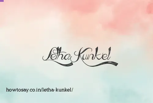 Letha Kunkel