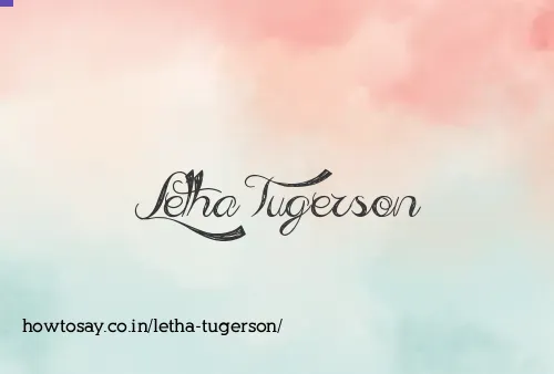 Letha Tugerson