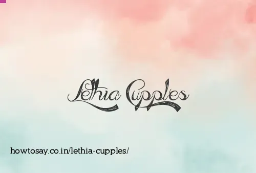 Lethia Cupples
