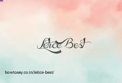 Letice Best