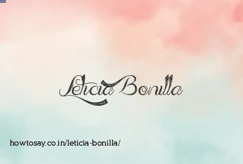 Leticia Bonilla