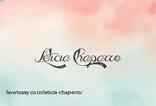 Leticia Chaparro