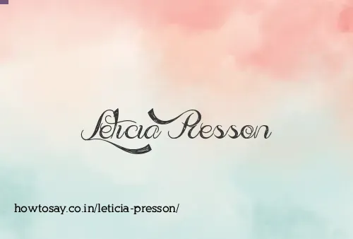 Leticia Presson