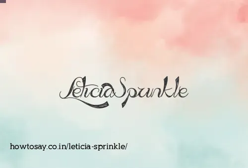 Leticia Sprinkle
