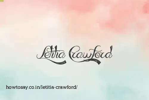 Letitia Crawford