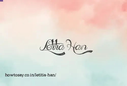 Letitia Han